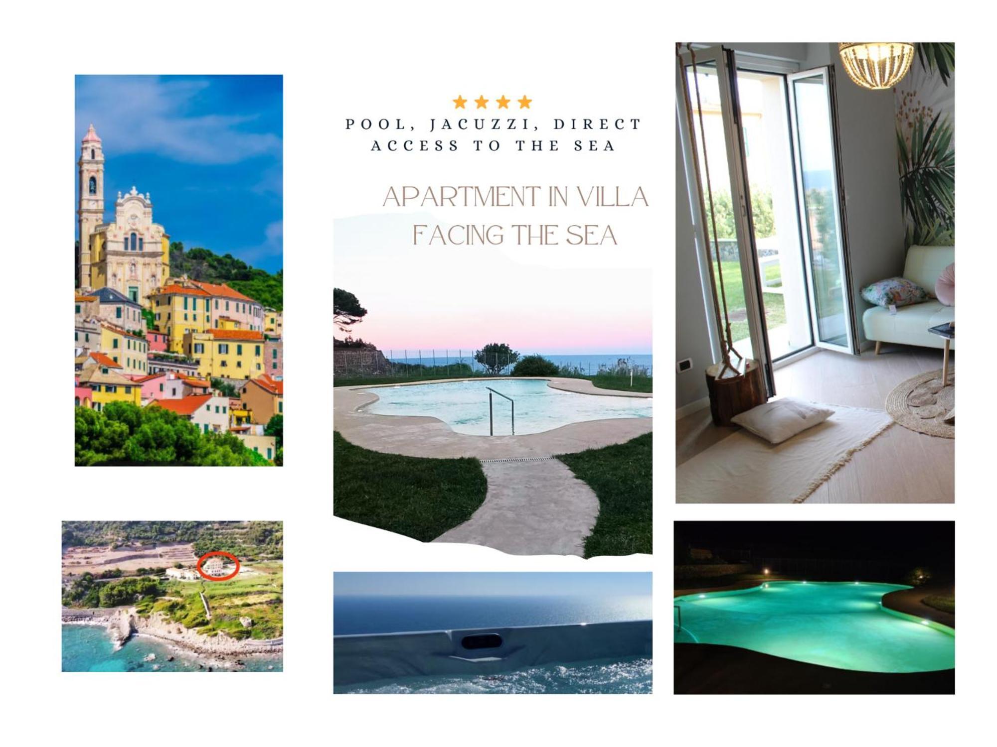 Cluxury-Torre Dei Saraceni Boutique Apt By The Sea Beach, Pool,Private Jacuzzi, Parking Cervo Exterior foto